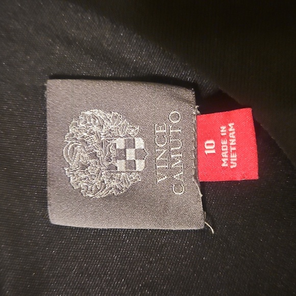 Vince Camuto Black and White Geometric Jumpsuit - Picture 4 of 5